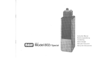 Bowers & Wilkins 802-F-Owner-Manual